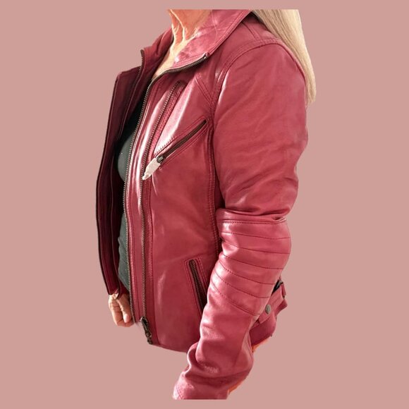 Free People We The Free Cora Leather Jacket/XS - Picture 3 of 3